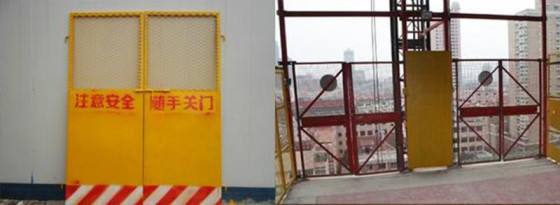 河源源城区施工升降机防护门